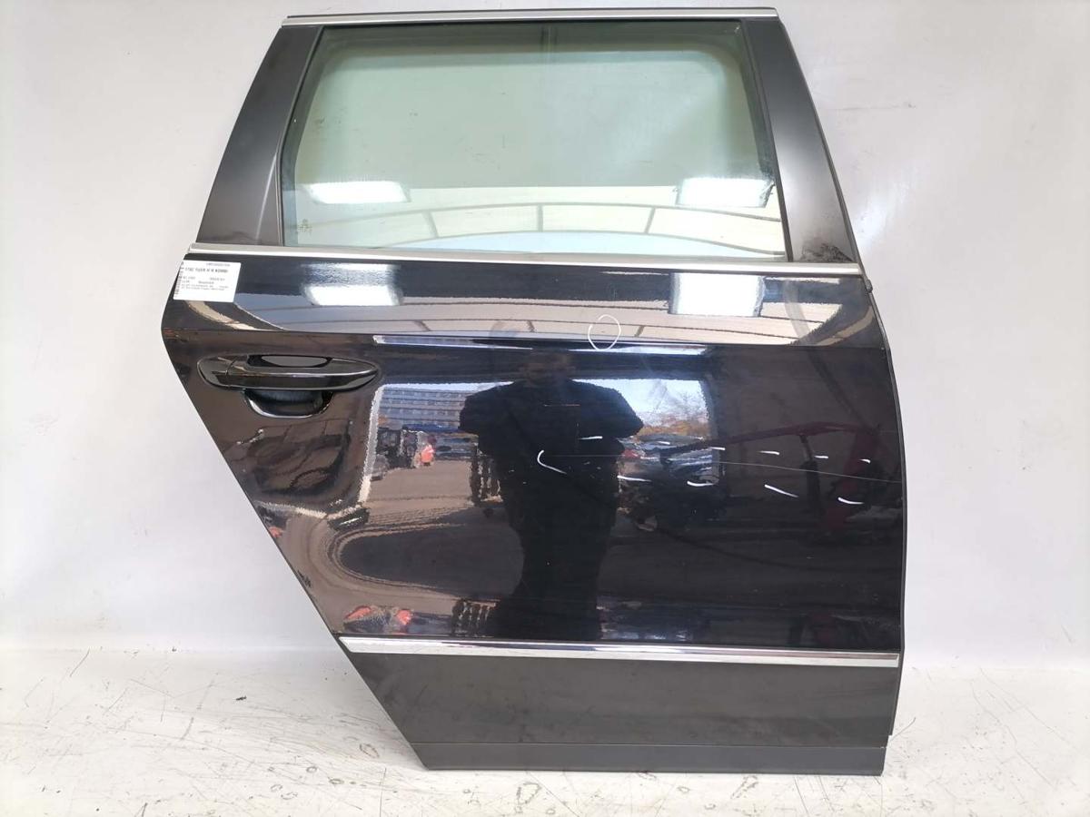 VW Passat 3C original Tür hinten rechts Kombi Variant LC9X Deepblack Bj.2009